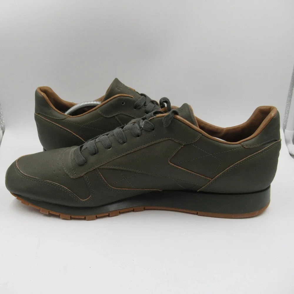 Reebok Classic Leather Kendrick Lamar TDE Olive Green Mens 13 BS7465